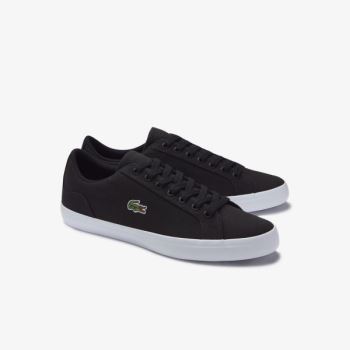 Lacoste Lerond Canvas Sneakers Pánské - Tenisky Černé | CZ-zQA1Bg